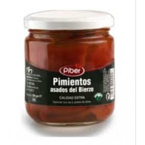 PIBER Pimientos asados del bierzo frasco 320 grs